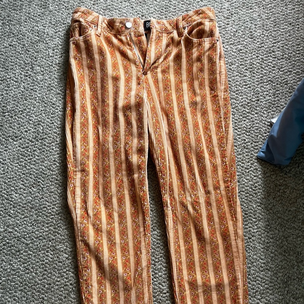 BDG Women’s Corduroy Floral Pants